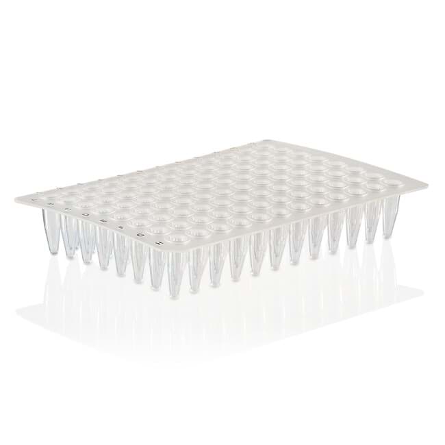 96-well PCR plate non skirted black lettered 